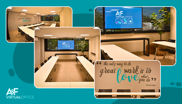 salas de treinamento AeF Virtual Office